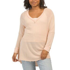 NWT XCVI Wearables Mesh Fira Pullover in Firefly Pigment, Women’s Large